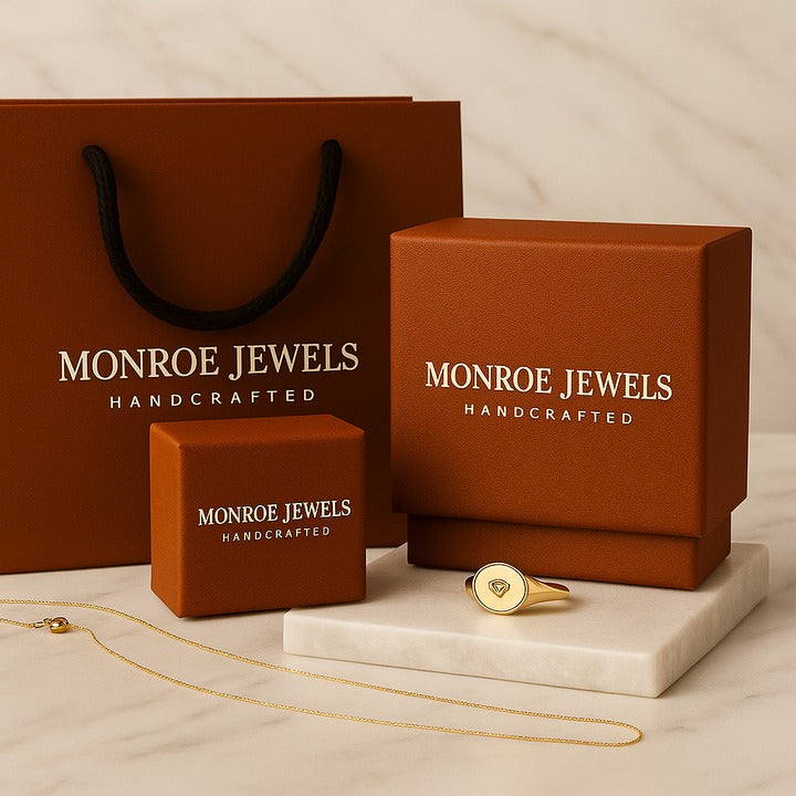Nadine square earrings | Gold 18k